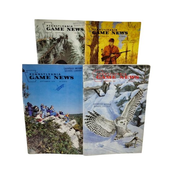 Pennsylvania Game News 4 issues 1979 to 1984 Hunting Trapping Fishing Wildlife - Picture 1 of 6